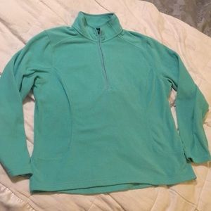 Lands’ End Quarter Zip Fleece Pullover Sz XL (18)